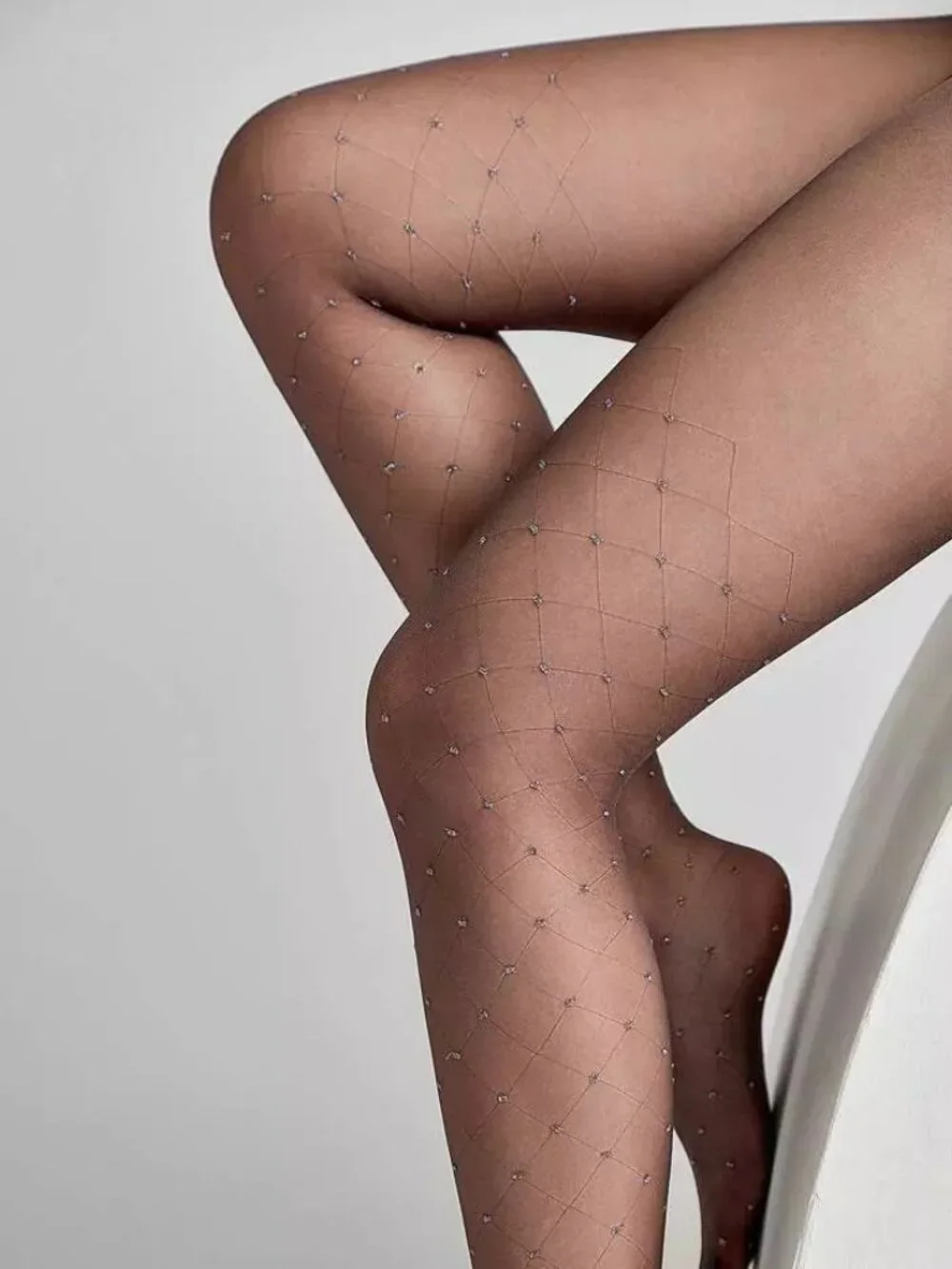 Conte Lusso 20 Den - Fantasy Women's Tights with diamond pattern & lurex dots